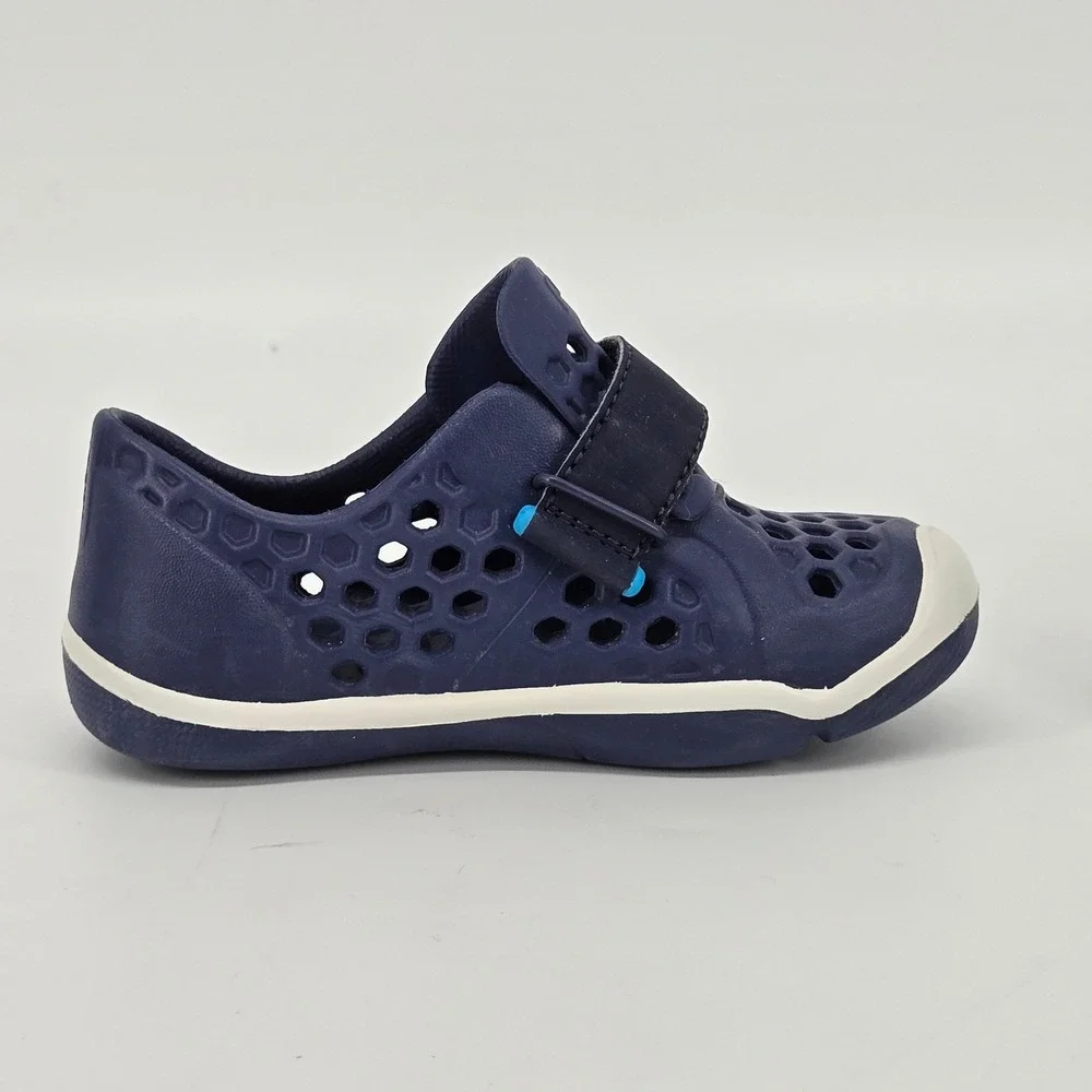 PLAE Mimo Waterproof Injection Molded Kids Water Shoes Navy Blue Size 8C
